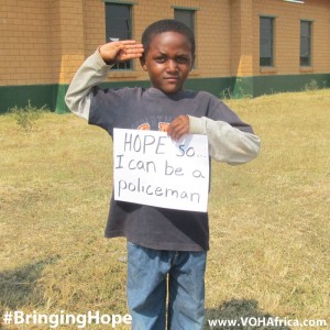 BringingHope become a policeman